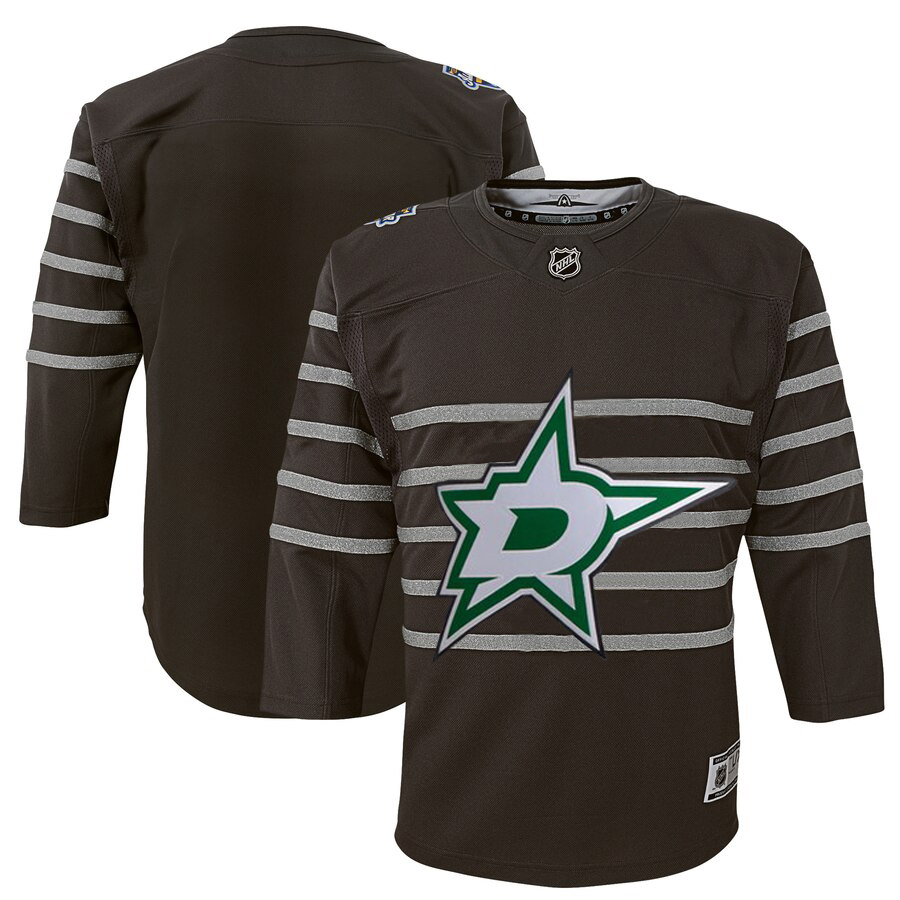 Youth Dallas Stars Gray 2020 NHL All-Star Game Premier Jersey->youth nhl jersey->Youth Jersey